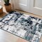 World Rug Gallery Modern Abstract Reflections Area Rug 2'x3' Blue 935BLUE2X3 - alternate 1